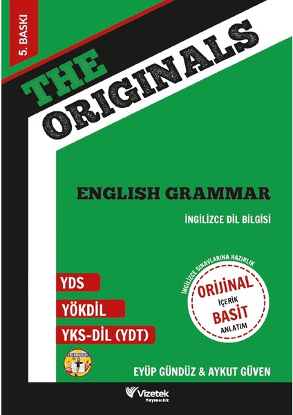 The Originals Englısh Grammar Ingilizce Dil Bilgisi