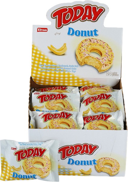 Today Donut Kek Muzlu 24 x 35 gr ( Kutu)