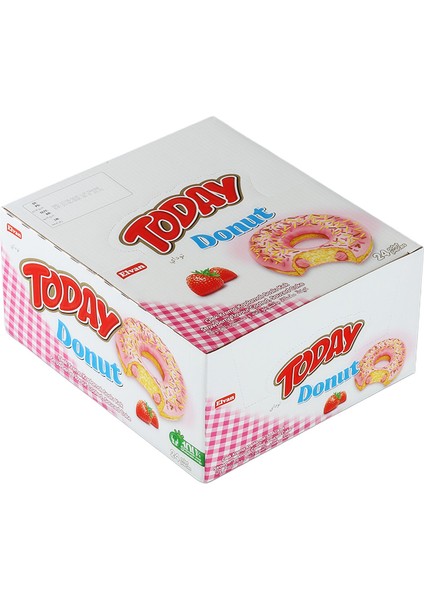 Today Donut Kek Çilekli 24 x 35 gr indirimleri