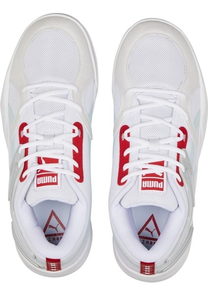 Erkek Puma White Puma Trc Blaze Court Beyaz Erkek Basketbol Ayakkabısı
