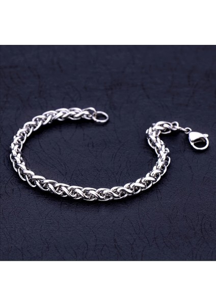 Çelik Örgü Zincir Bileklik Kalın fiyatları