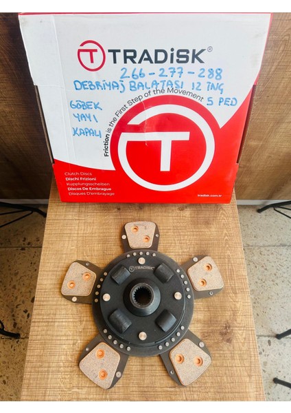 Massey Ferguson 266G-277G-288G Debrıyaj Balatası 12 /5 Ped /g. Yayı Kapalı