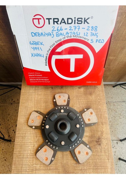 Massey Ferguson 266G-277G-288G Debrıyaj Balatası 12 /5 Ped /g. Yayı Kapalı fiyatları