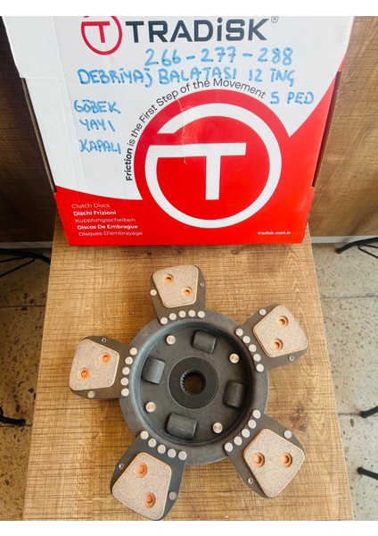 Massey Ferguson 266G-277G-288G Debrıyaj Balatası 12 /5 Ped /g. Yayı Kapalı modelleri