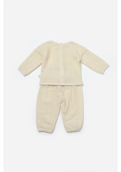 Bebek Uzun Kollu Tişört ve Pantolon Takım, %100 Pamuk, Bebek ve Yenidoğan Serisi - CSYM7015 fiyatları