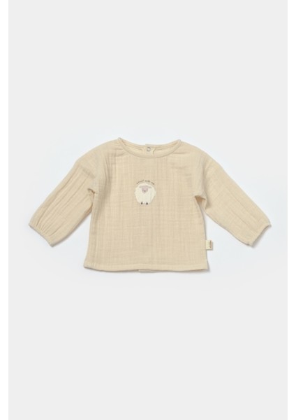 Bebek Uzun Kollu Tişört ve Pantolon Takım, %100 Pamuk, Bebek ve Yenidoğan Serisi - CSYM7015 modelleri