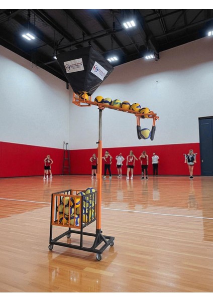 Voleybol Smaç Makinesi – Ayarlanabilir Yükseklik, Top Hazneli ve Tekerlekli Sistem indirimleri
