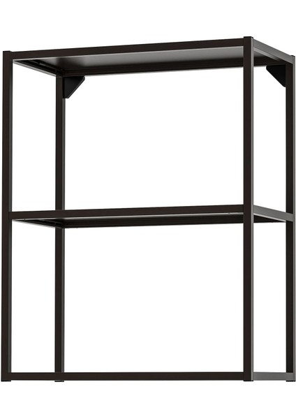 Enhet Antrasit Raf Ünitesi 60 x 30 x 75 cm Açık Mutfak Depolama Alanı