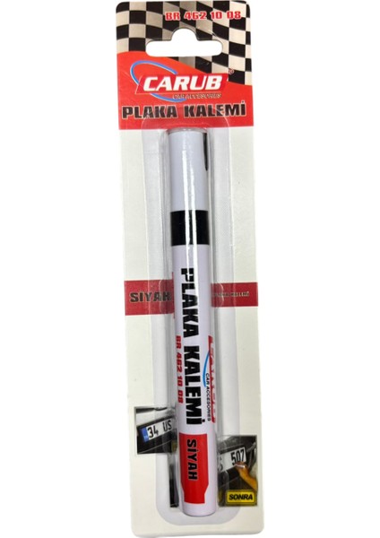 Plaka Yazı Kalemi Siyah