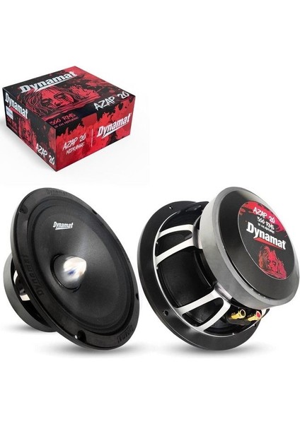 Azap-20-Gerçek 300W Rms-Deprem Etkisi-Profesyonel 20 cm Midrange-2 Adet fiyatları