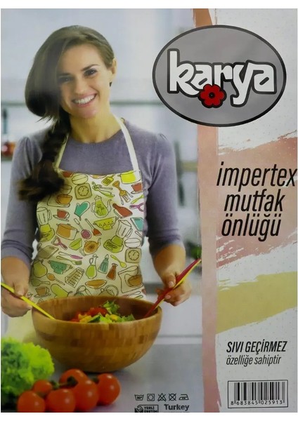 Dijital Baskılı Aşçı Mutfak Önlüğü