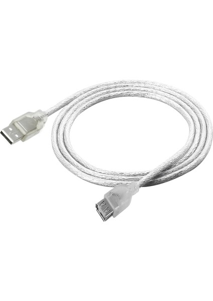USB 2.0 Uzatma Kablosu 3 Metre - USB‑A Erkek to USB‑A Dişi Kablo, 480Mbps Veri Transferi, Tak-Çalıştır, Siyah veya Şeffaf indirimleri
