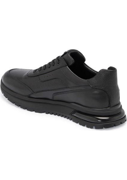 Siyah Hakiki Deri Erkek Casual Ayakkabı - E24S1AY57077-A23 fiyatları