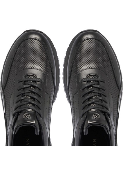 Siyah Hakiki Deri Erkek Casual Ayakkabı - E24S1AY57077-A23 indirimleri