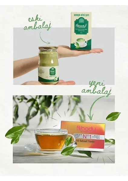 Doğal Karışımlı Detox Çay, Fit Görünüm İçin Bitkisel Çay modelleri