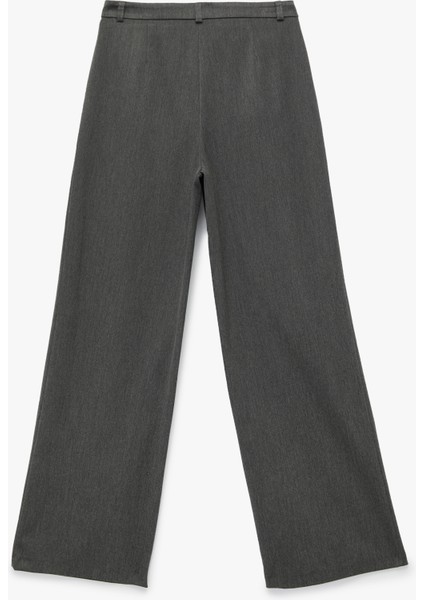 Cepli Pile Detaylı Yüksek Bel Palazzo Pantolon fiyatları