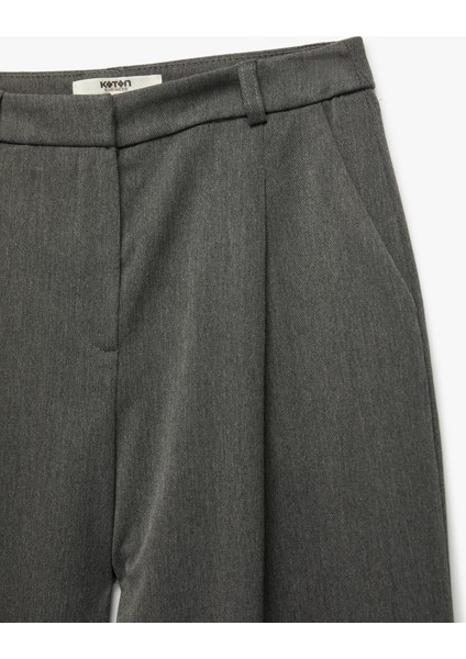 Cepli Pile Detaylı Yüksek Bel Palazzo Pantolon modelleri