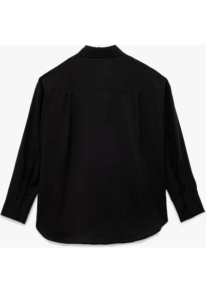 Klasik Yaka Uzun Kollu Oversize Gömlek fiyatları