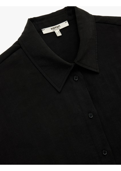 Klasik Yaka Uzun Kollu Oversize Gömlek modelleri