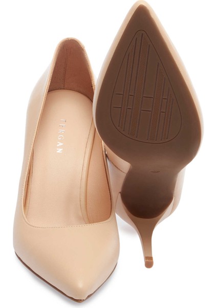 Bej Hakiki Deri Kadın Stiletto - K24S1AY67599-A25 fırsatları