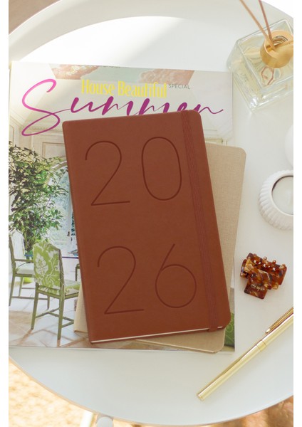 2026 Yılı 13X21 cm Günlük Ajanda Taba fiyatları