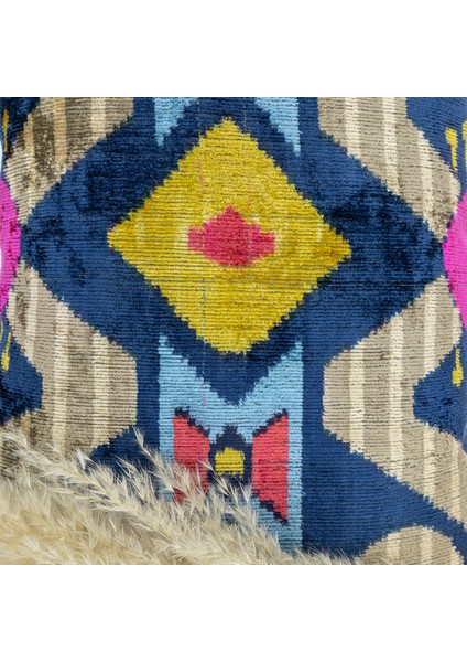 Jean El Yapımı Kadife Kırlent 60X40 cm modelleri