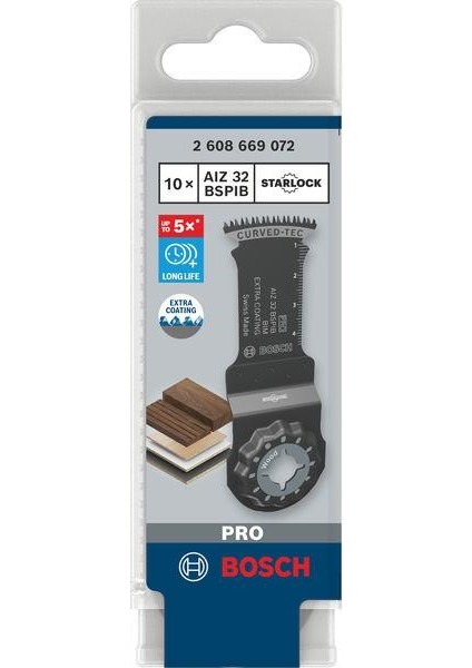 Pro Aız 32 Bspıb Starlock Testere Ucu 32MM, 10LU