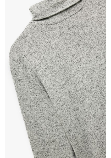 Viskon Kumaş Slim Fit Uzun Kollu Balıkçı Yaka Tişört indirimleri