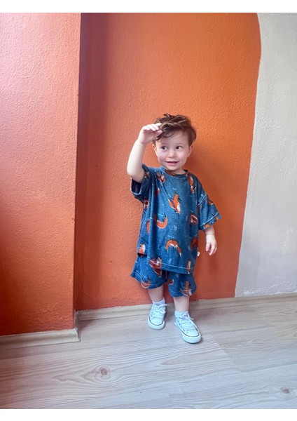 Yazlık Şortlu Alt Üst Takım 12AY-5YAŞ