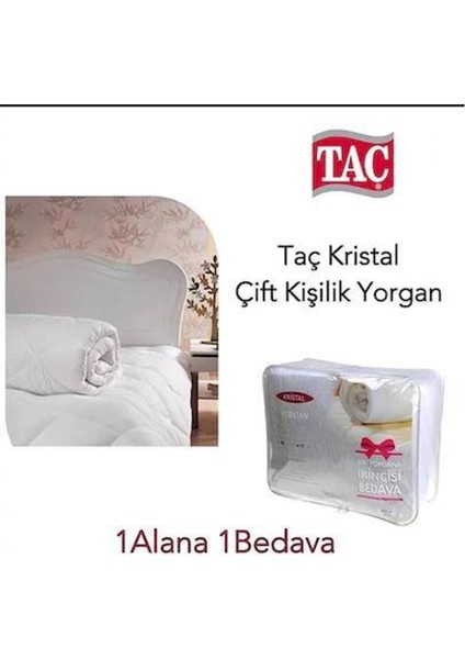 1 Alana 1 Bedava Çift Kişilik Microfiber Yorgan