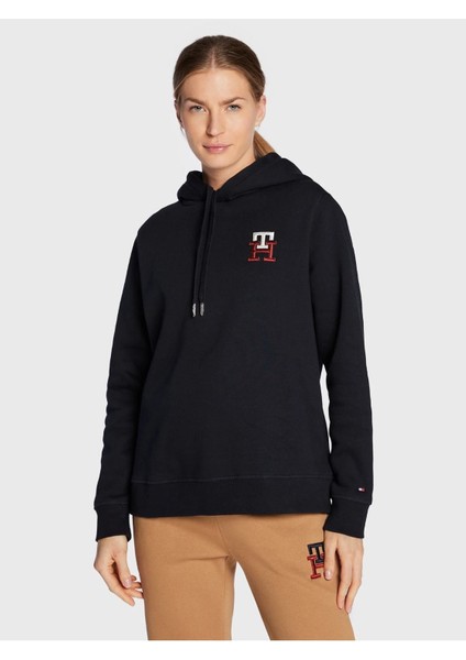 Monogram Sweatshirt WW0WW37434 Beige Regular Fit