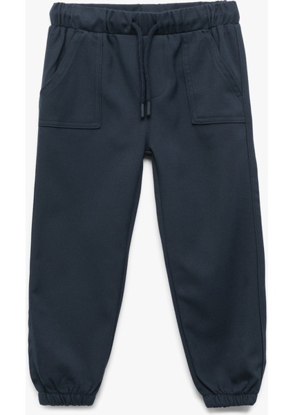 Beli Bağcıklı Cepli Basic Jogger Pantolon