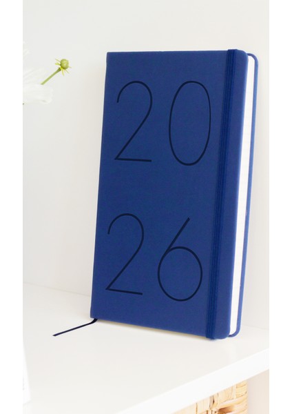 2026 Yılı 13X21 cm Günlük Ajanda Lacivert fiyatları