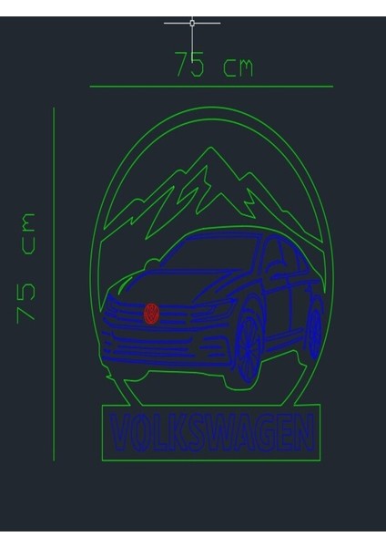 Volkswagen Arteon Dekoratif Siyah Metal Duvar Tablosu (1,5 mm Kalınlık & 75 cm x 75 Cm) modelleri
