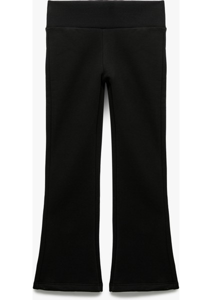 Beli Lastikli Şardonlu Basic Ispanyol Paça Pantolon