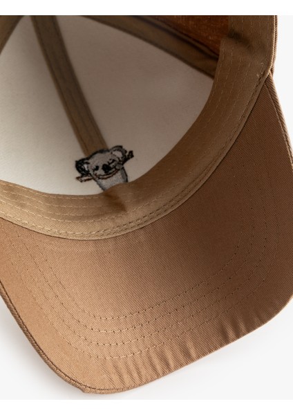 Koala Işlemeli Pamuklu Kep Şapka indirimleri