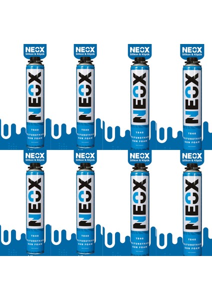 Poliüretan Tabancalı Montaj Köpüğü 840 gr (8 Adet) modelleri