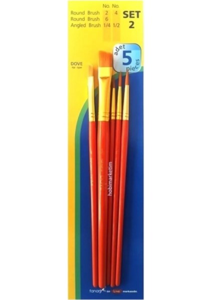 Academy 7500 Fırça Seti Set 2