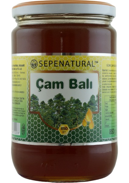 Sepe Natural Organik Çam Balı 850Gr fiyatları