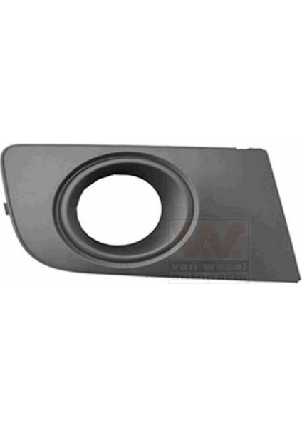 2011-2016 Volkswagen Amarok Sis Lamba Kapağı Sağ Sis Delikli Siyah-Çerçevesi Nikelajlı (Adet) (Oem NO:2H0807490A9B9)