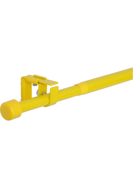 Bekräfta Perde Çubuğu Seti Sarı 120 - 210 cm 19 mm Ayarlanabilir Tasarım