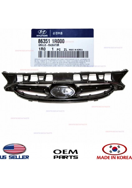 Panjur Accent 11-14 Blue (Kromu Üzerinde Değil) (Oem No: 86351-1R000)