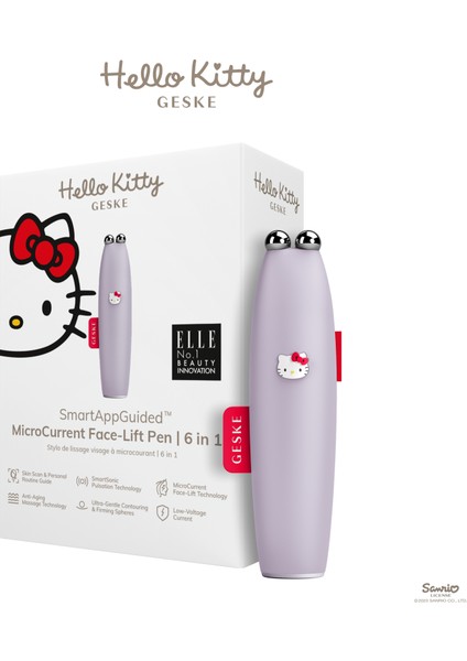 Hello Kitty Titreşimli Mikro Akım Akıllı Kalem | Microcurrent Face-lift Pen