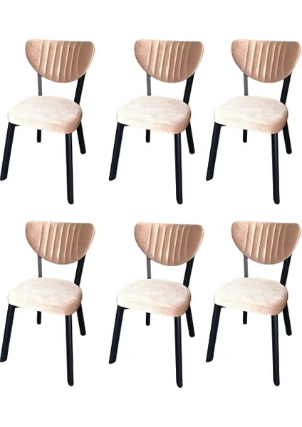 6 Kişilik Kemençe S.k. Mutfak Masa Sandalye Takımı 120 x 70 cm (Cappucino) fiyatları