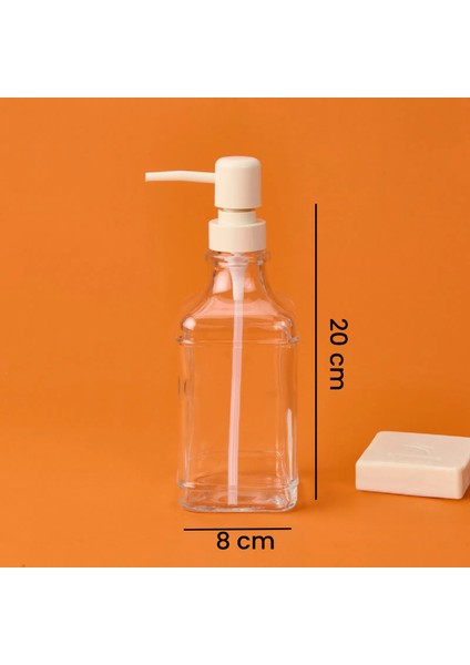 Luis Cam Sıvı Sabunluk - Şeffaf / Bej - 20X8 cm indirimleri