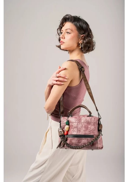 CCS 18030 Lüks Gösterişli Çok Renkli El Kol Çantası