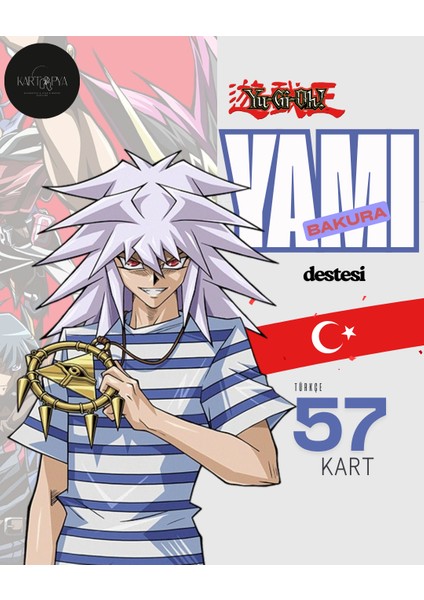 Yu-Gı-Oh! Türkçe Yami Bakura Destesi 57 kart