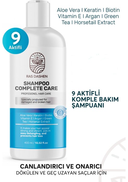 Kolajen ve Keratin Saç DökülmesineKarşı HızlıSaçUzatanDolgunlaştırıcıOnarıcıBesleyici Şampuan