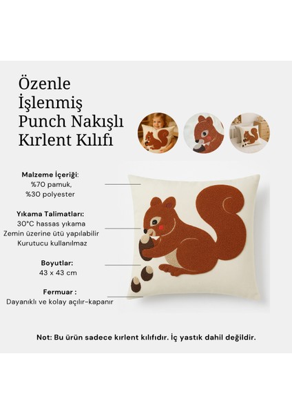 Sincap Punch Kırlent Kılıfı