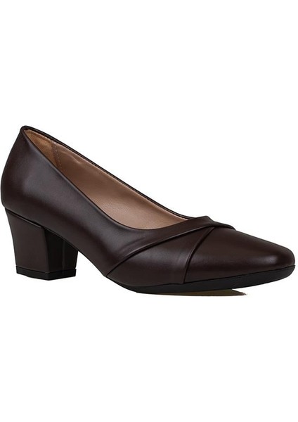 Kahverengi Kesik Burun Özel Üretim Kadın Klasik Ayakkabı fiyatları